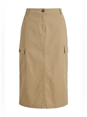 🇨🇦RW&CO Tailored Cargo Skirt in Tan